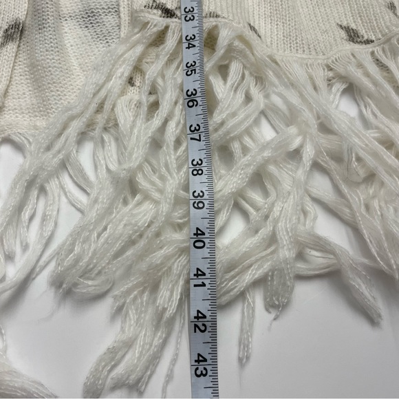 Wooden Ships Paola Buendia Boho Open Front Duster Cardigan Mohair Wool S/M - Picture 9 of 12